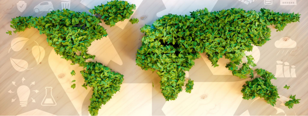 Green World Map